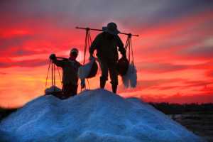 Morning On The Salt Fields.